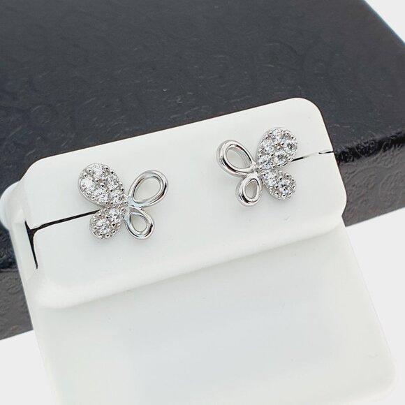 "925 sterling silver luxury CZ earrings for women/girls, Best forRJUS2216 - Picture 5 of 11